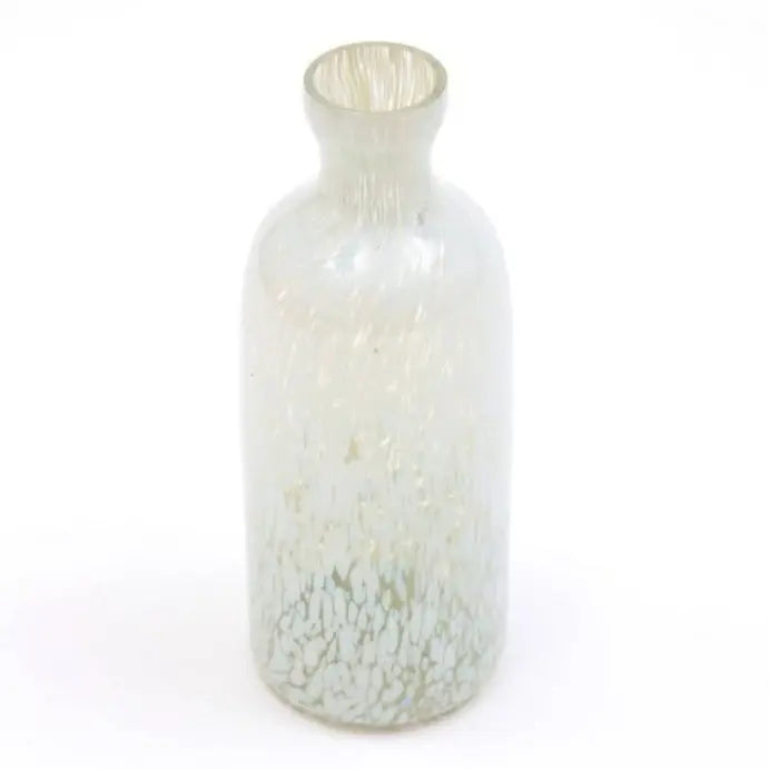 Decorative Splutter Glass Bottle Vase – Large Home Accent Decor Uturnio