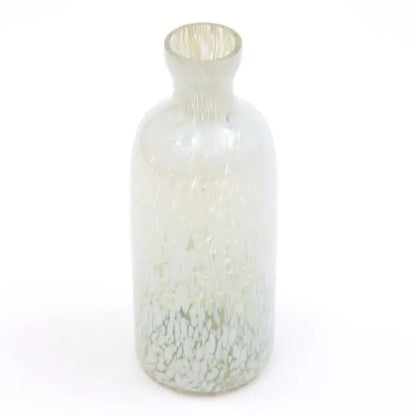 Decorative Splutter Glass Bottle Vase – Large Home Accent Decor Uturnio