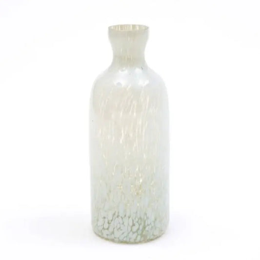 Decorative Splutter Glass Bottle Vase – Large Home Accent Decor Uturnio